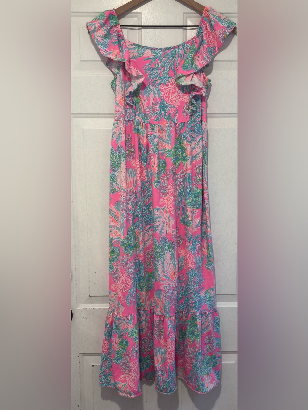 Lilly Pulitzer Pink Tropical Print Dress